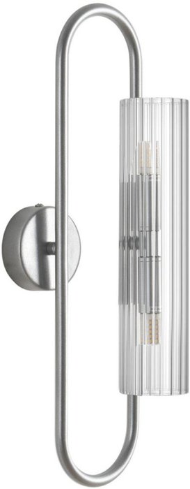 Бра Lumion Toronto 8258/2W серебро/прозрачный, металл/стекло G9 2*20W 220V