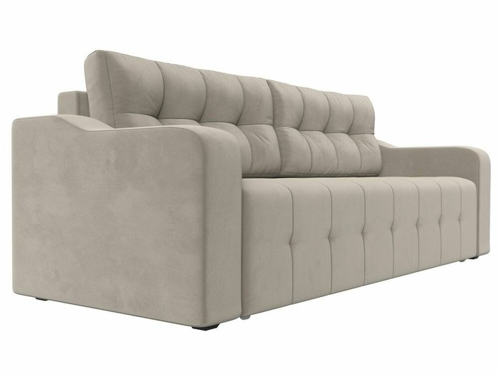 Прямой диван-кровать Лиссабон бежевого цвета - лучшие Прямые диваны в INMYROOM