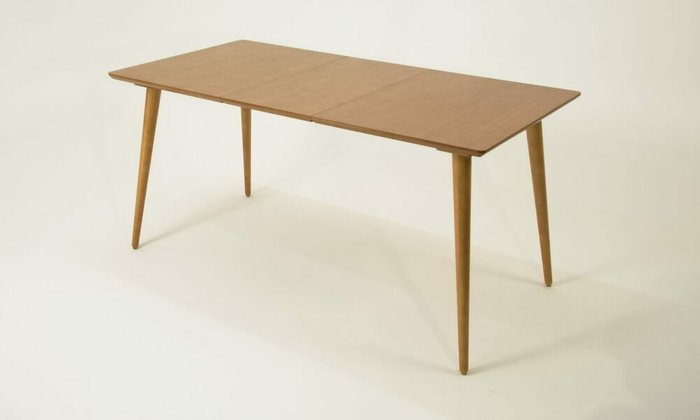 Стол обеденный раскладной Монте светло-коричневого цвета - купить Обеденные столы по цене 28990.0