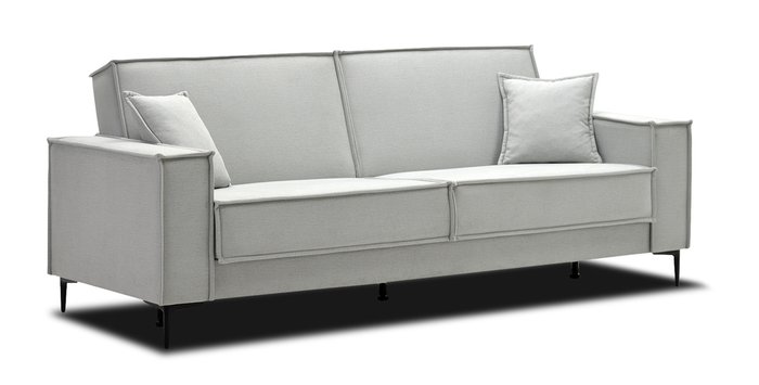 Диван-кровать Авиньон серого цвета - купить Прямые диваны по цене 22330.0