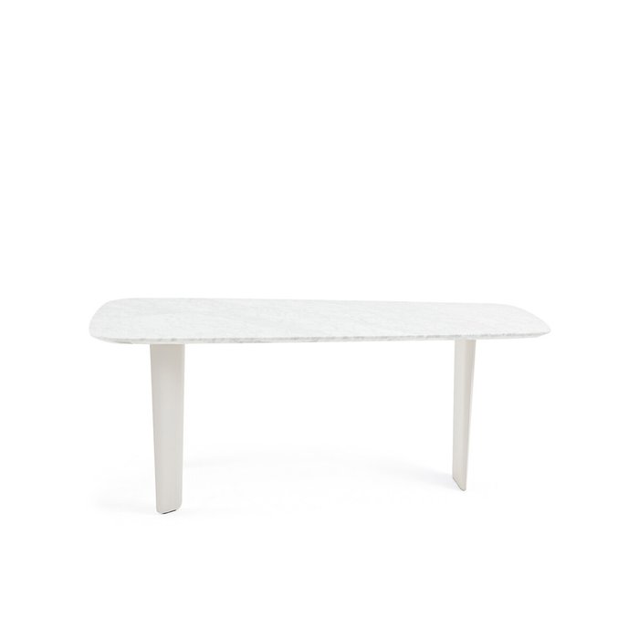 Стол обеденный Dolmena из белого мрамора  - купить Обеденные столы по цене 160049.0