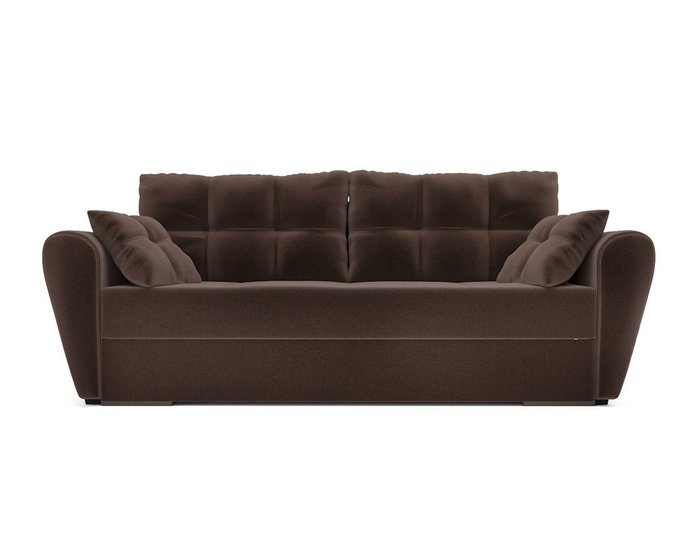 Диван-кровать Амстердам коричневого цвета - купить Прямые диваны по цене 29190.0