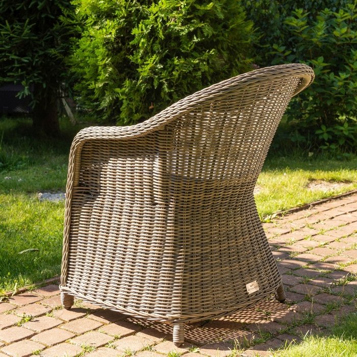 Садовое кресло Formentera серо-коричневого цвета - лучшие Садовые кресла в INMYROOM