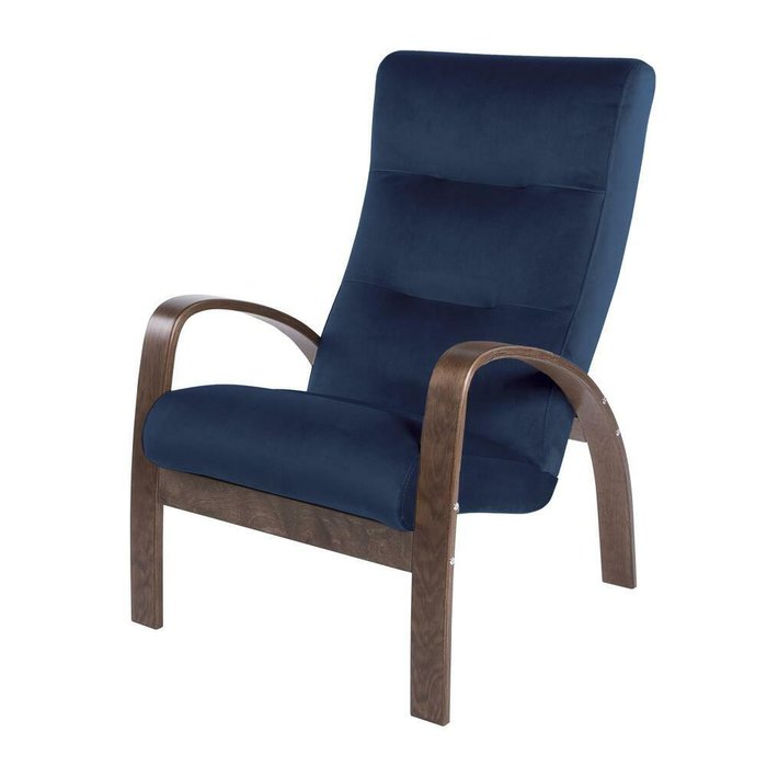Кресло Ладога-2 темно-синего цвета