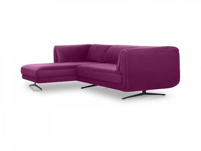 Угловой диван Marsala пурпурного цвета - лучшие Угловые диваны в INMYROOM