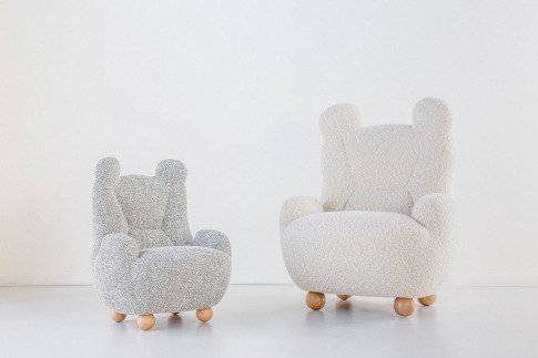 Кресло Papa Bear молочного цвета - купить Интерьерные кресла по цене 98000.0