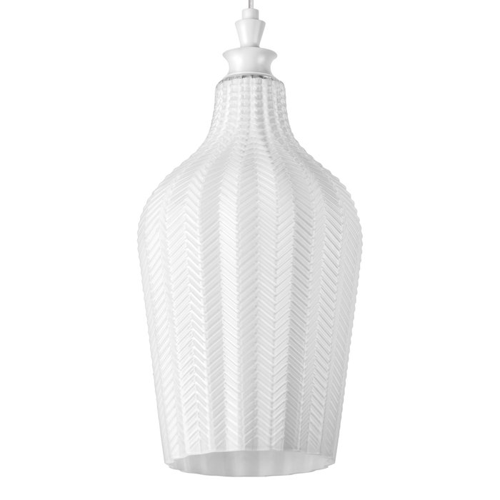 Люстра ROCCO 1х6W (led) E27 БЕЛЫЙ - лучшие Подвесные люстры в INMYROOM Люстра ROCCO 1х6W (led) E27 БЕЛЫЙ - лучшие Подвесные люстры в INMYROOM