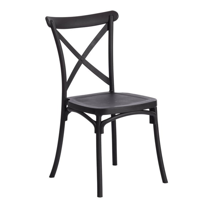 Набор из двух стульев Cross черного цвета - купить Обеденные стулья по цене 4840.0