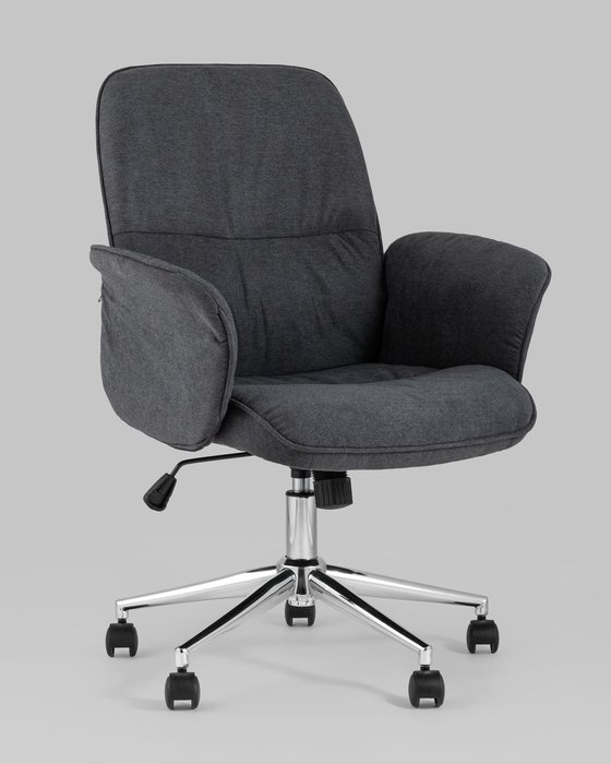 Стул офисный Simona серого цвета - купить Офисные кресла по цене 15990.0