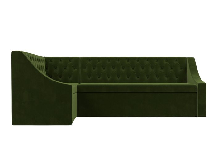 Угловой диван-кровать Мерлин зеленого цвета левый угол - купить Угловые диваны по цене 48999.0