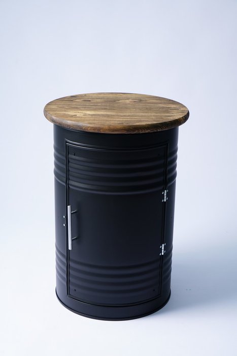 Тумба для хранения-бочка черного цвета - купить Тумбы для хранения (не использовать) по цене 20000.0