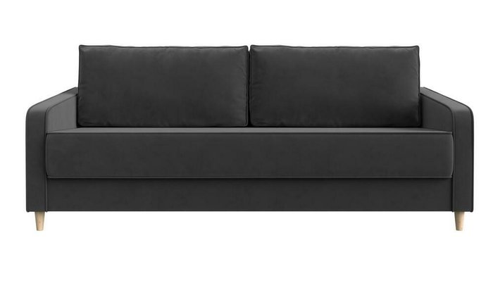 Прямой диван-кровать Варшава серого цвета - купить Прямые диваны по цене 58999.0
