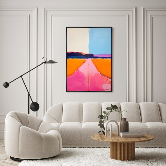 Репродукция картины Landscape Collection, Lines of roads, No 1, 2024г. - лучшие Картины в INMYROOM