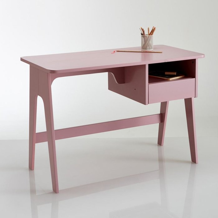 Письменный стол Adil розового цвета