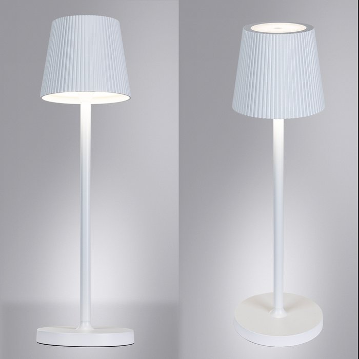 Декоративная настольная лампа Arte Lamp FUYUE A1616LT-1WH - купить Настольные лампы по цене 3490.0