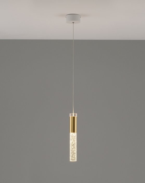 Подвесной светодиодный светильник Ran золотого цвета - купить Подвесные светильники по цене 6590.0
