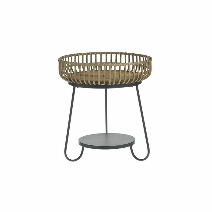 Кофейный столик из металла и ротанга - купить Кофейные столики по цене 13200.0
