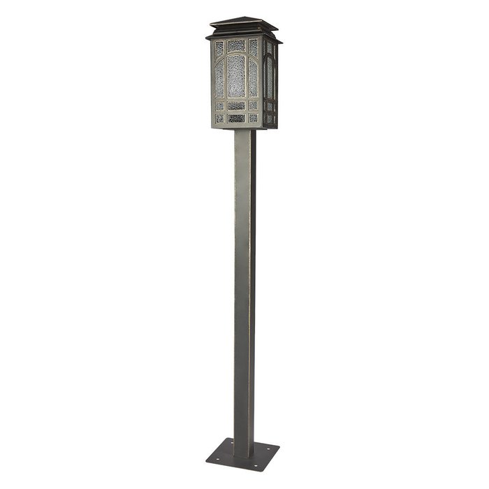 Уличный фонарь Джаз серого цвета - купить Наземные светильники по цене 21990.0