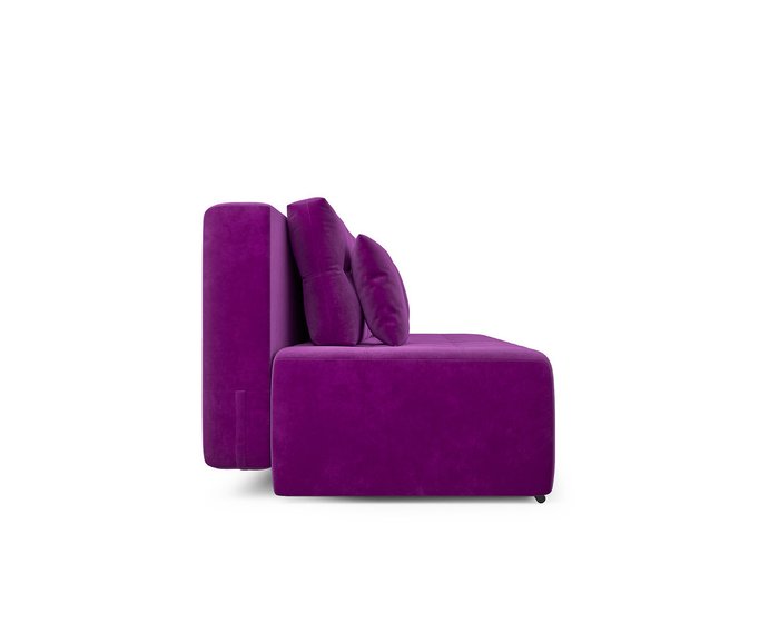 Прямой диван-кровать Марсель 4 фиолетового цвета - лучшие Прямые диваны в INMYROOM