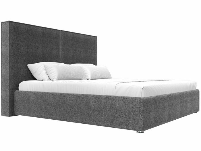 Кровать Аура 180х200 серого цвета с подъемным механизмом - лучшие Кровати для спальни в INMYROOM