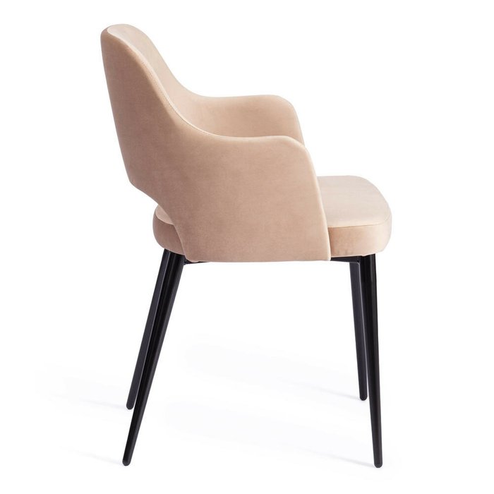 Обеденный стул-кресло Valkyria бежевого цвета - купить Обеденные стулья по цене 5889.0