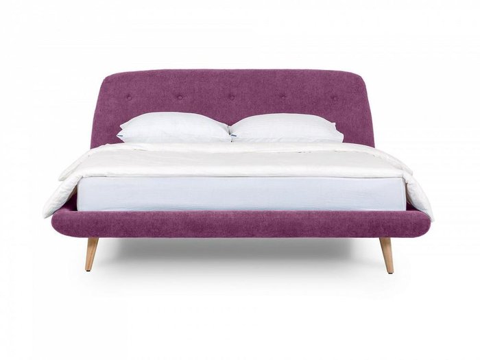 Кровать Loa фиолетового цвета 160x200 - купить Кровати для спальни по цене 65250.0