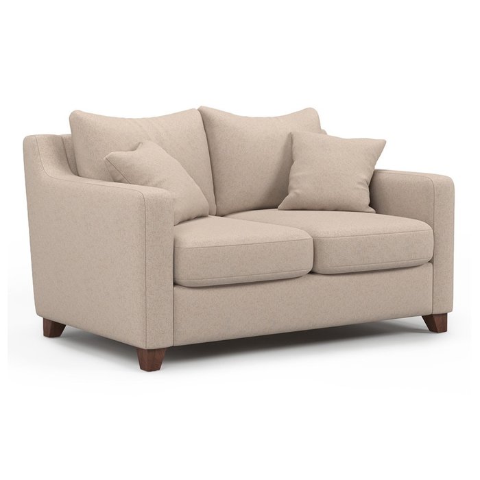 Двухместный диван Mendini MT бежевого цвета - купить Прямые диваны по цене 41700.0