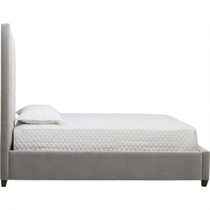 Кровать Kino серого цвета 160х200 - лучшие Кровати для спальни в INMYROOM