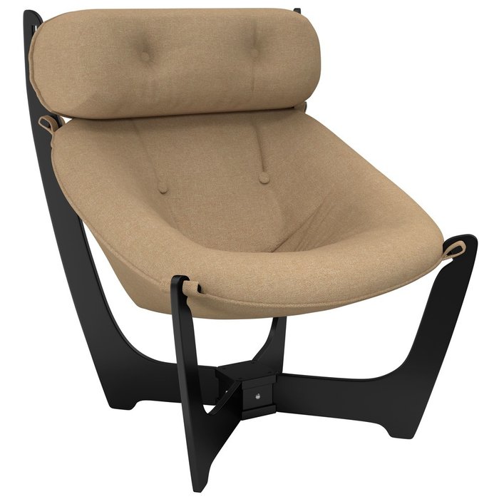 Кресло для отдыха Модель 11 бежевого цвета