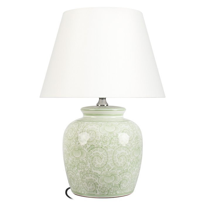 Настольная лампа Orchid 10491T Green (ткань, цвет белый)