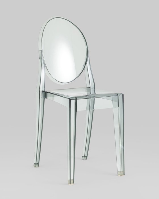 Стул Victoria Ghost серо-прозрачного цвета - купить Обеденные стулья по цене 6990.0