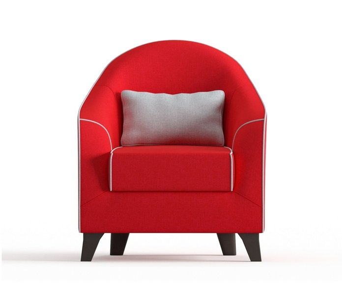 Кресло Бемоль красного цвета - купить Интерьерные кресла по цене 12490.0