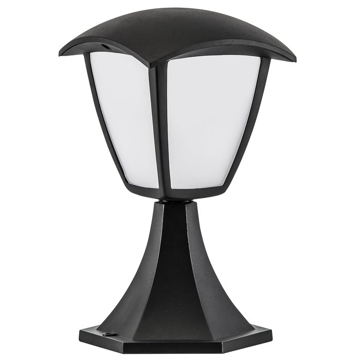 Уличный светодиодный светильник Lampione черного цвета