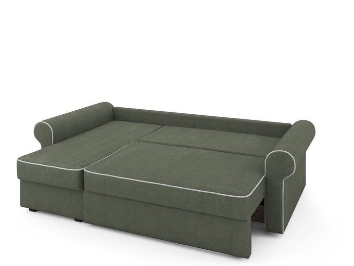 Угловой диван-кровать Tulon левый темно-зеленого цвета - купить Угловые диваны по цене 79200.0