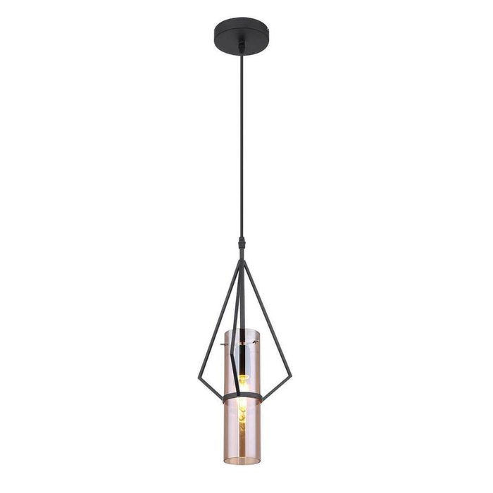 Подвесной светильник Gijon с янтарным плафоном - купить Подвесные светильники по цене 5660.0