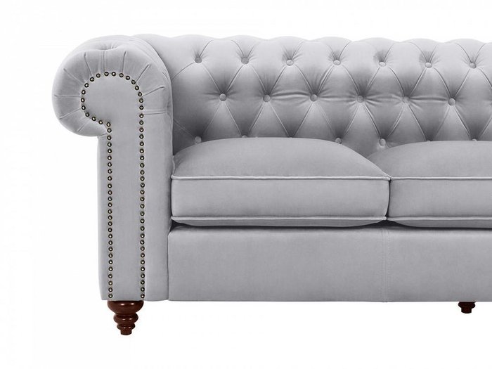 Диван Chester Classic светло-серого цвета - лучшие Прямые диваны в INMYROOM