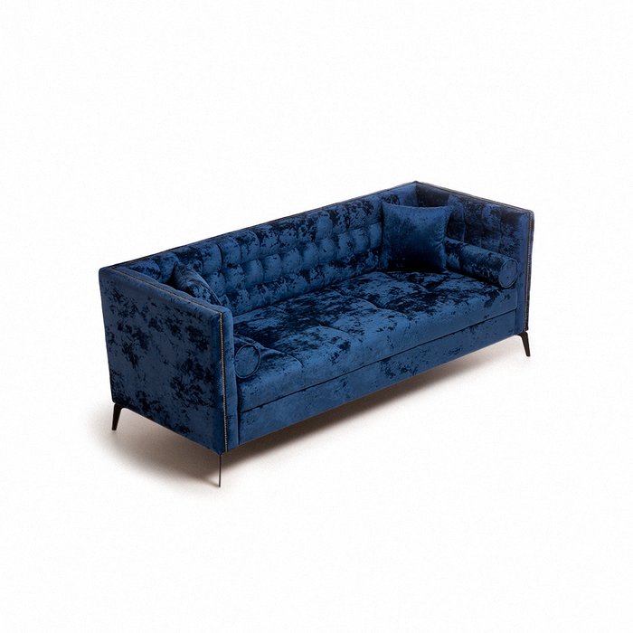 Диван-кровать Cubus синего цвета - купить Прямые диваны по цене 99440.0