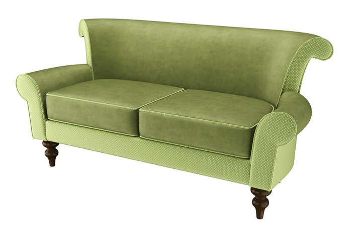 Прямой диван Azalea светло-зеленого цвета