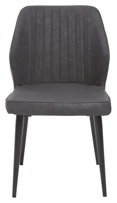Стул Seattle темно-серого цвета (экокожа) - купить Обеденные стулья по цене 6850.0