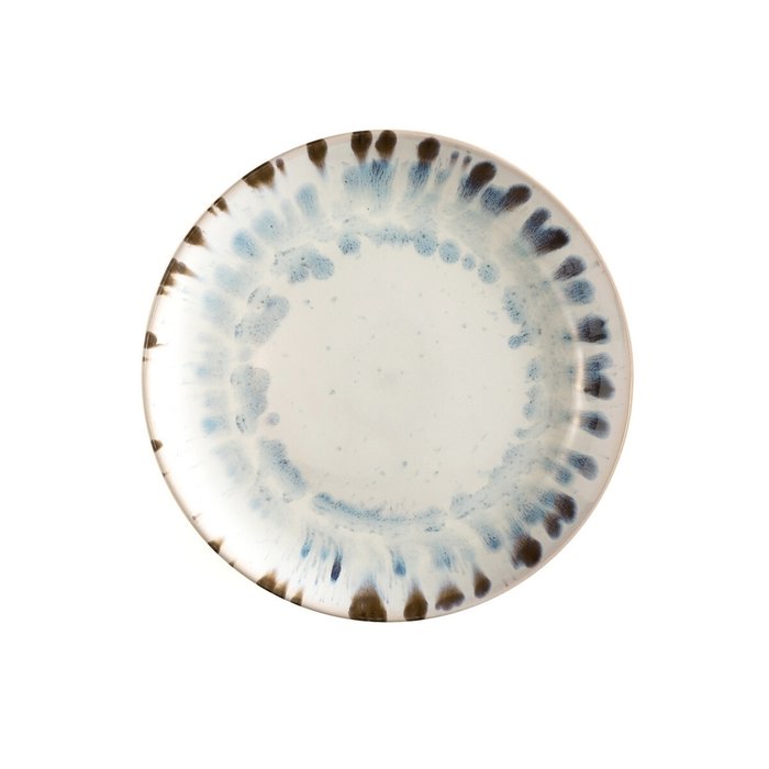 Комплект из четырех десертных тарелок Amadora бело-синего цвета - купить Тарелки по цене 4683.0