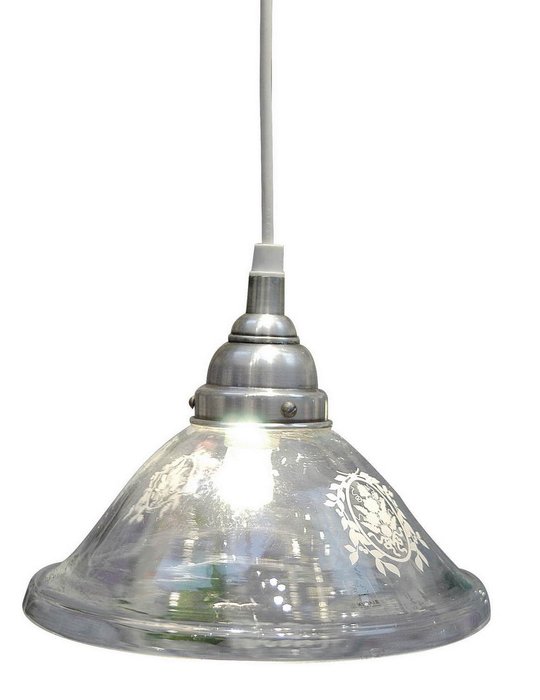 Подвесной светильник со стеклянным плафоном
