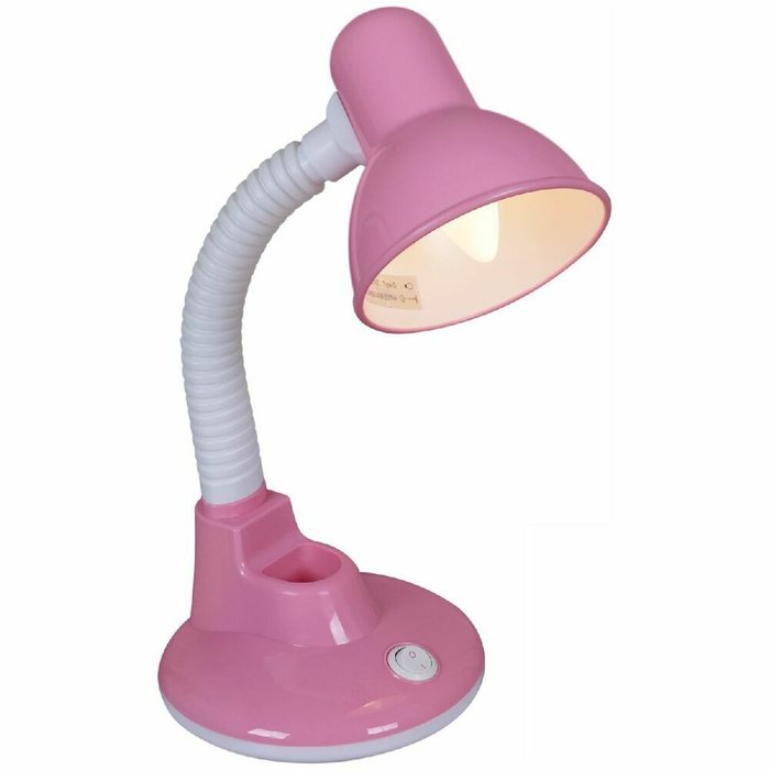 Настольная лампа 02329-0.7-01 PK (пластик, цвет розовый)
