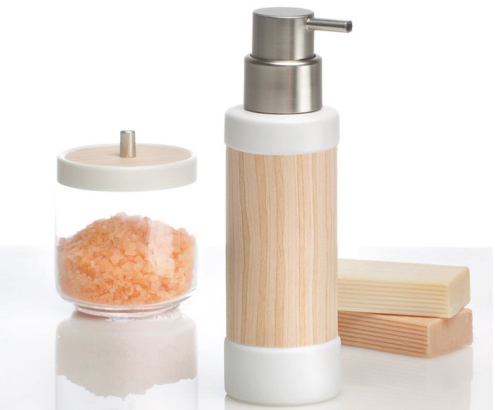 Дозатор для мыла из дерева и керамики - лучшие Диспенсеры для мыла в INMYROOM
