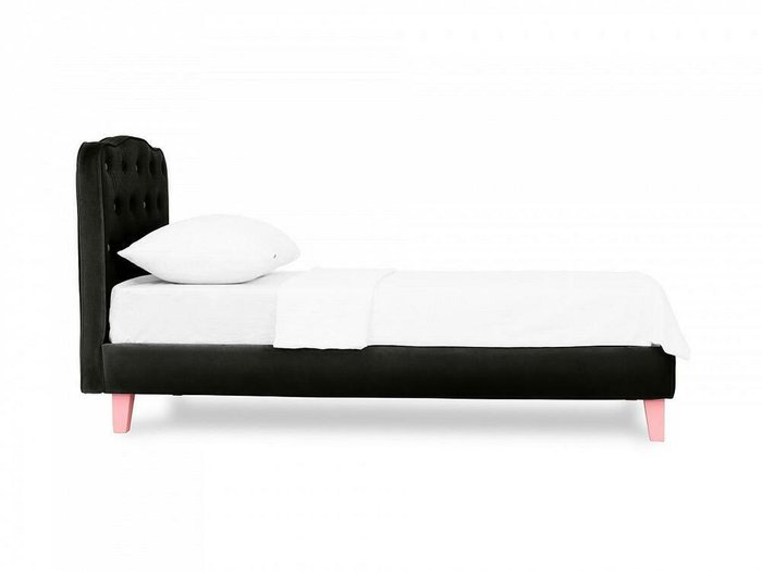 Кровать Candy 80х160 черного цвета - лучшие Одноярусные кроватки в INMYROOM