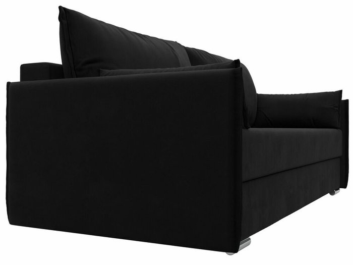 Прямой диван-кровать Сайгон черного цвета - лучшие Прямые диваны в INMYROOM