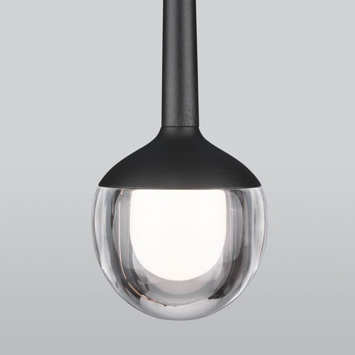 Подвесной светодиодный светильник DLS028 6W 4200K черный - лучшие Подвесные светильники в INMYROOM