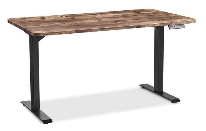 Стол письменный с регулируемой высотой Dallas коричневого цвета - купить Письменные столы по цене 47160.0