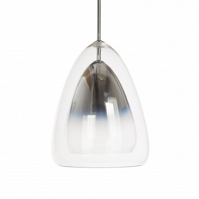Подвесной светильник Doble со стеклом серого цвета