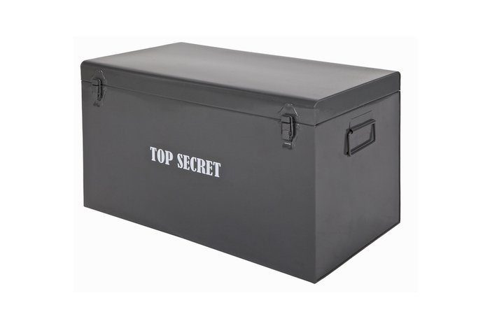 Ящик-бокс "METAL STORAGE BOX TOP SECRET" - купить Сундуки по цене 10167.0