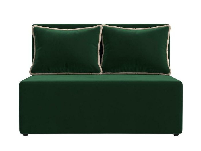 Диван-кровать Лагуна зеленого цвета - купить Прямые диваны по цене 28999.0